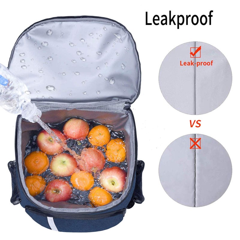 FORICH Backpack Cooler Leakproof Insulated Waterproof Backpack Cooler Bag, Lightweight Soft Beach Cooler Backpack for Men Women to Work Lunch Picnics Camping Hiking, 30 Cans - Image 2